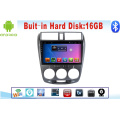 Android-System Auto DVD-Player für Honda City 10,1 Zoll Kapazitanz Bildschirm mit Bluetooth / WiFi / GPS